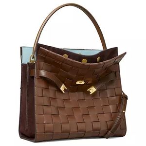ISO!!!!!!! Woven Tory Burch Lee Radziwill Double Bag